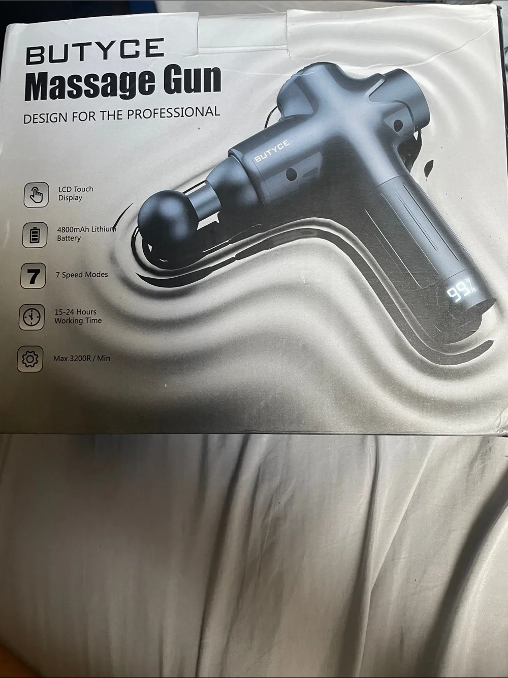 Butter Black Massage Gun – Percussion Muscle Massager